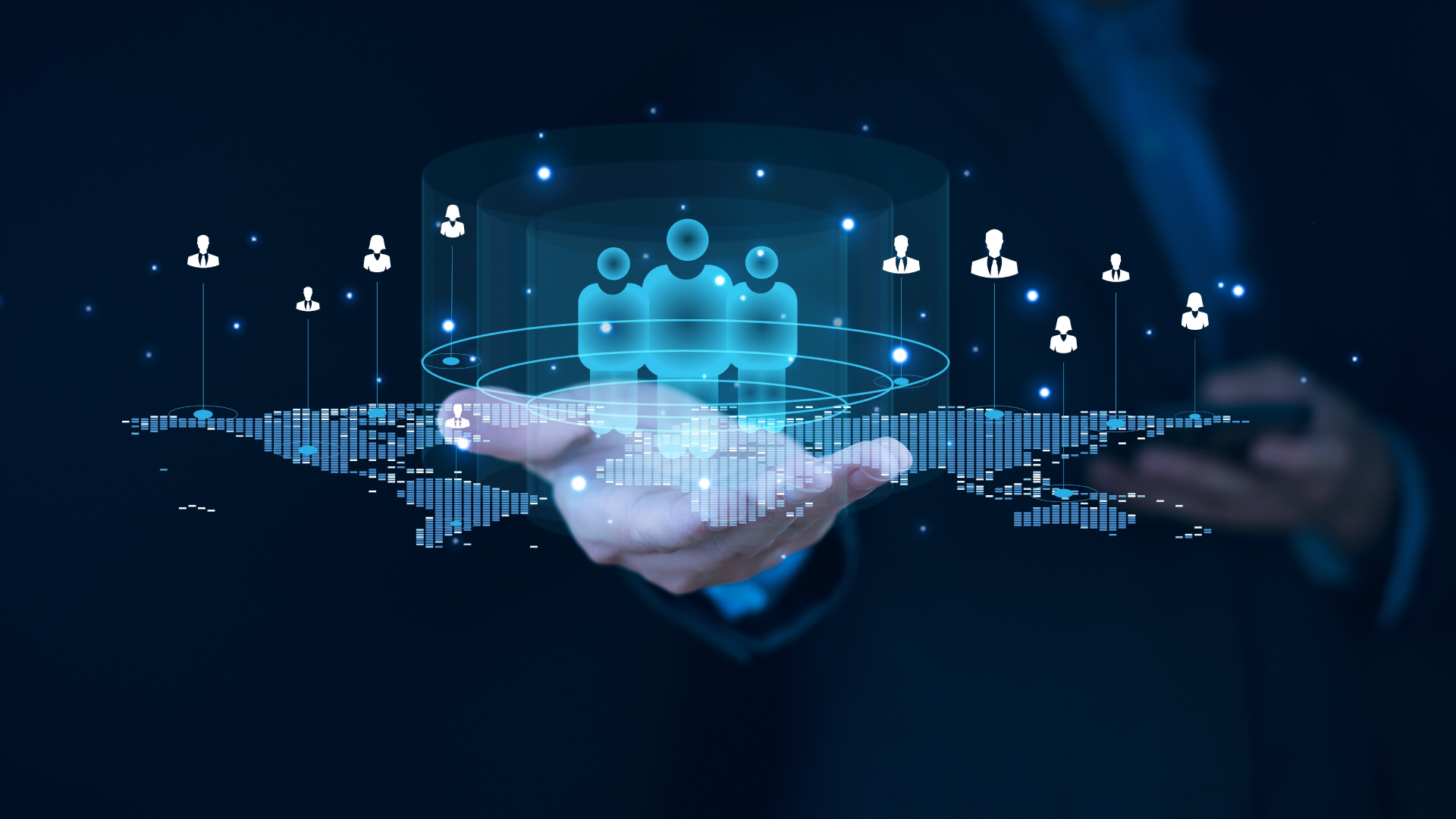 HR technology and workforce management solutions banner — strategic tech adoption for staffing firms